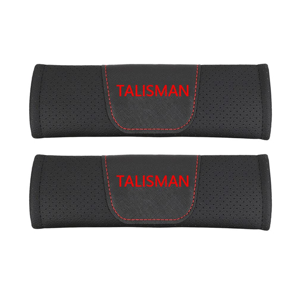 Coussinets Ceinture Sécurité Cuir PU Pour Renault Megane - Lot De 2 Pièces - Confort Et Protection Épaules