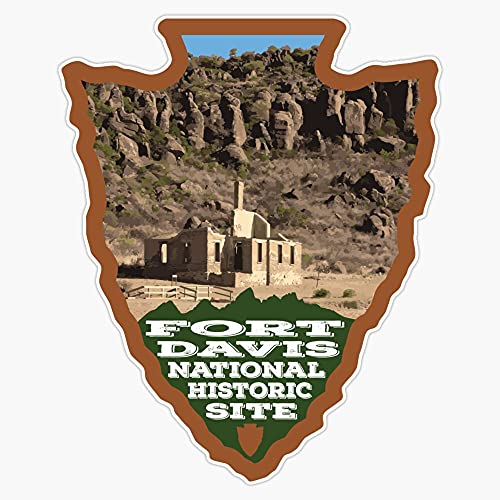 Fort Davis National Historic Site Arrowhead Vinyl Sticker Waterproof Bumper Sticker Laptop Window Decal 5