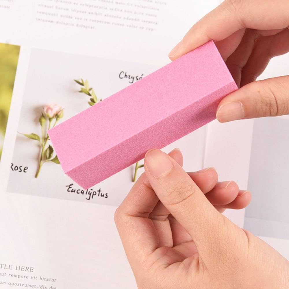 Nail Files and Buffers, 24 Pieces Manicure Tools Kit, Rectangular Nail Buffer Block and 100/180 & 80/100 Grit Nail File, 7 Way Nail File & Nail Polishing Buffer for Nail Care : Beauty & Personal Care