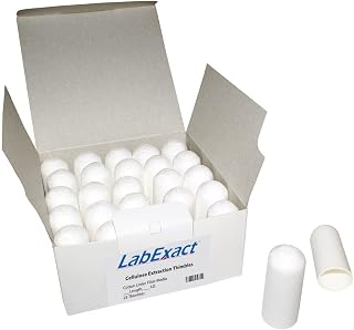 Labtron Lab Cellulose Extraction Thimble Double Thickness, 80mm Length X 33mm Width (Pack of 25) by LS