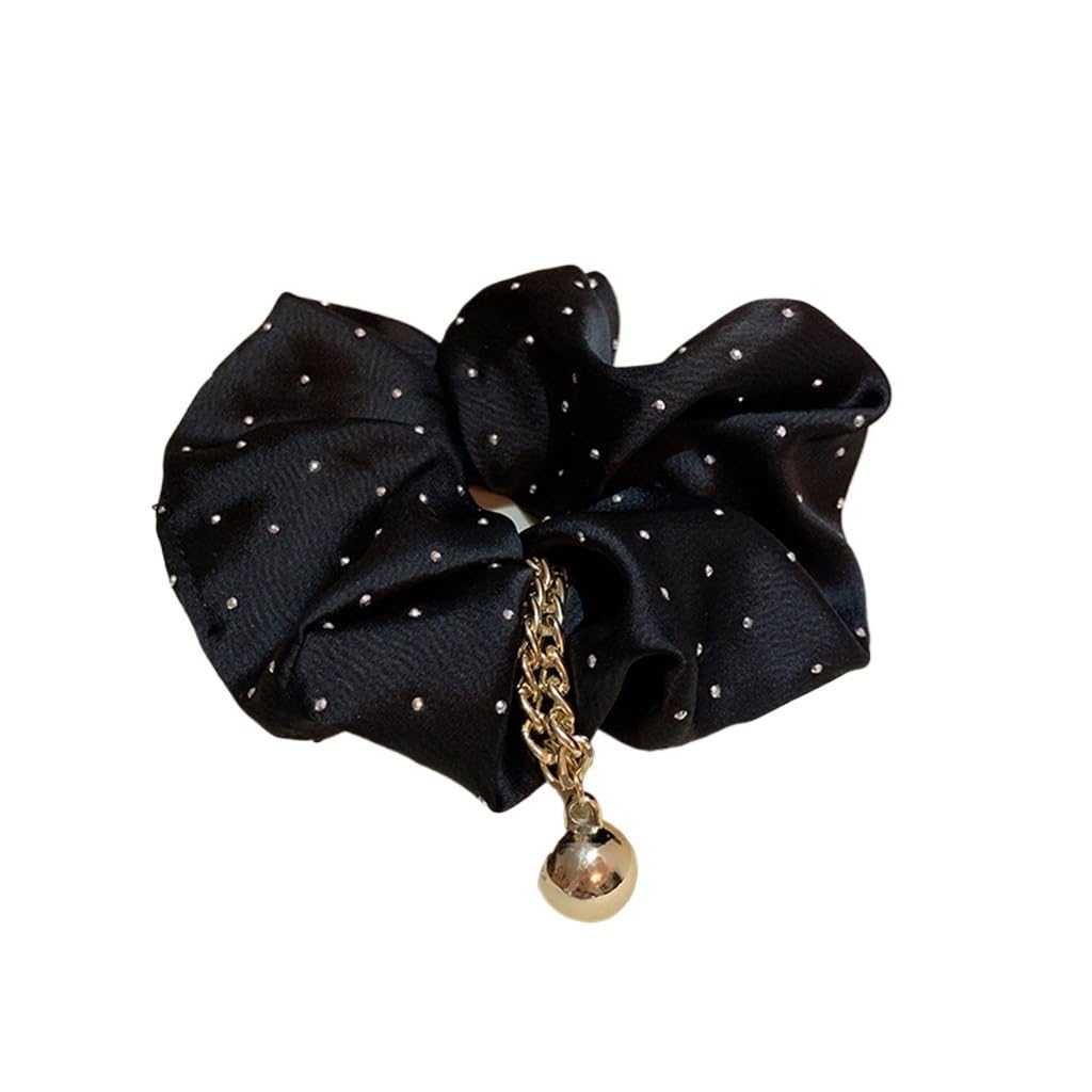 Bandeau fleur anti-casse en satin chaud et strass résistant pour coiffure vintage
