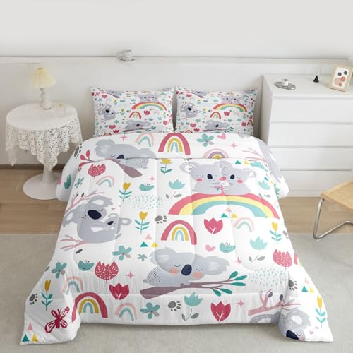 Image of Feelyou Kids Cute Koala Bedding Set King Size for Children King