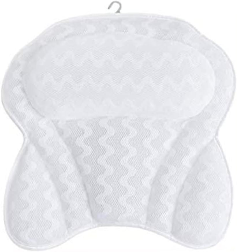 Eioflia Bath Pillow for Women & Men Ergonomic Bath Pillows for Head and Neck with Quilted Air Mesh for Breathable : Beauty & Personal Care