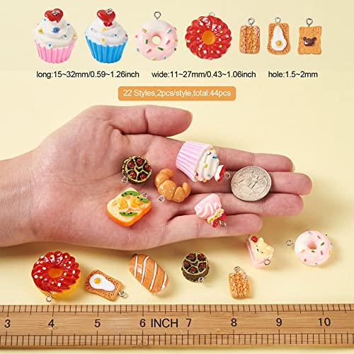 Cheriswelry Food-Shaped Resin Pendants for Jewelry Making - Image 2