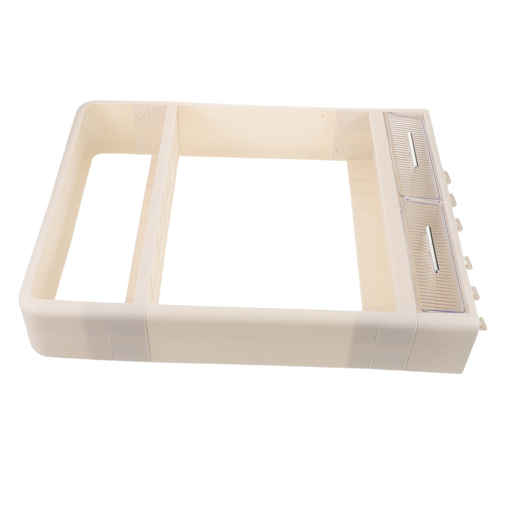OUNONA Étagère Murale de Cuisine pour Épices et Assaisonnements Organisateur de Rangement Mural avec Tiroir et Crochet Fixation Simple sans Outil