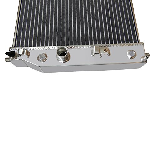 Ozcoolingparts 2005-2013 Chevy Corvette Radiator, 4 Row Core Full Aluminum Radiator For 2005-2013 Chevrolet Corvette, 2003-2006 Chevy Ssr, 2008 2009 Saab 9-7X, V8 Engine Radiator #TOP2
