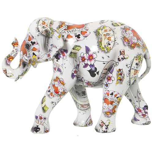 Éléphant en résine casino pour raviver un salon terne avec une statue colorée
