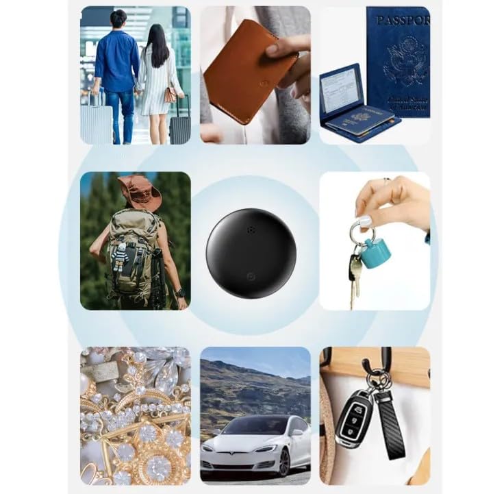 Volovivo Localizzatore Bluetooth(2 pezzi neri)
