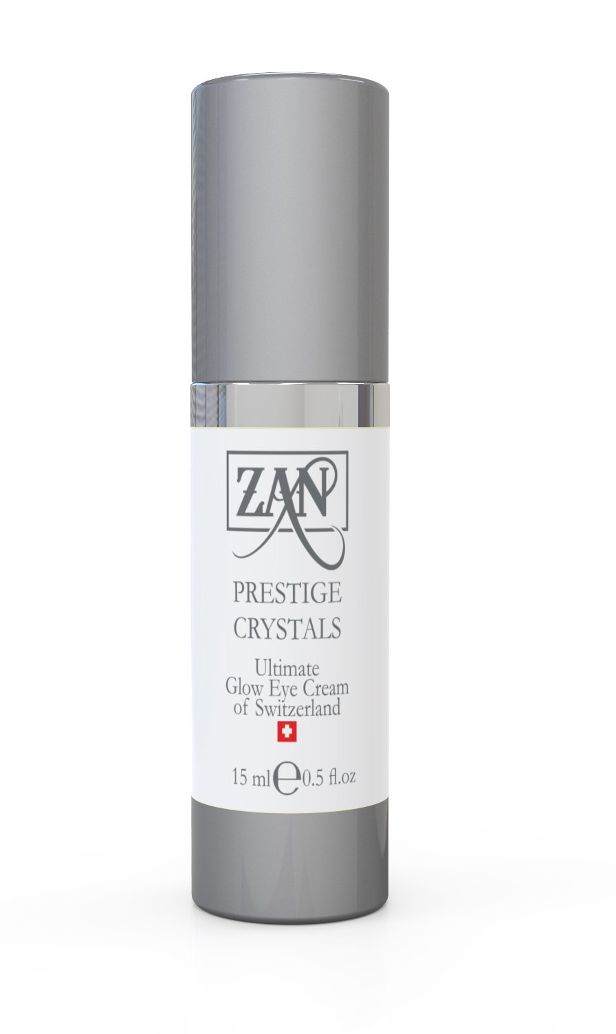 Ultimate Glow Eye Cream/PRESTIGE cristales Glow Ultimate crema contorno de ojos 15ml hecho en Suiza