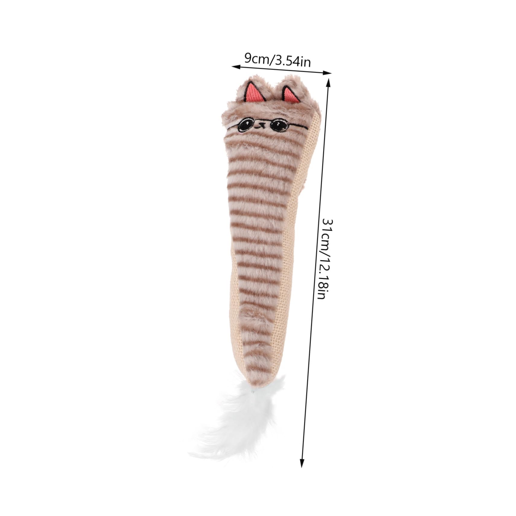 ibasenice Jouet Herbe Chat pour Chat avec Papier Froissé Jouet Interactif à Mâcher pour Chatons Intérieur
