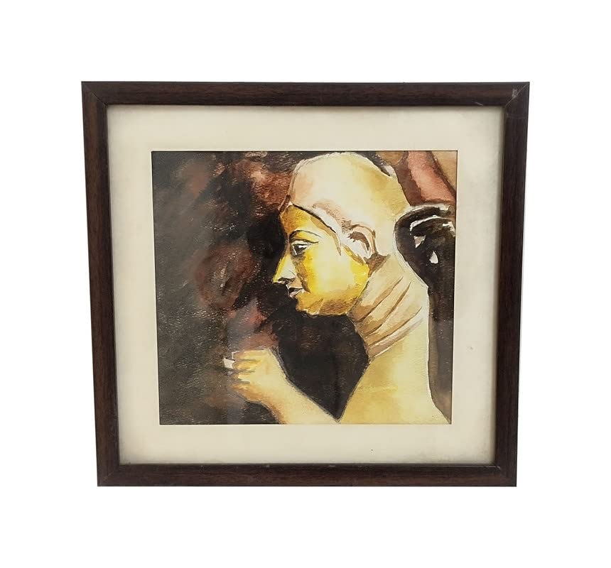 Painting Watercolor Handmade Painting With Frame Antique Painting For Home/Office/Bedroom Wall Decoration Painting BY Malati enterprise Store,(MA-ET-68)
