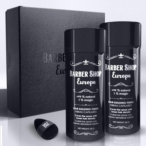 Fibras Capilares Negro X2 | Fibra Capilar Hombre y Mujer - Hair...