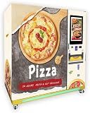 Máquina expendedora de pizza compacta para encimera, dispensador de autoservicio de horneado rápido, ideal para cafeterías pequeñas, salas de descanso, tiendas de conveniencia y dormitorios