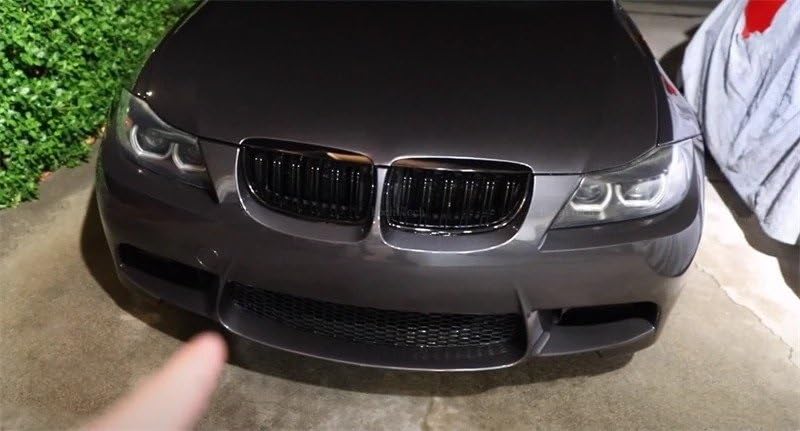 Calandre radiateur BMW E90 E91 double latte pour remplacer des grilles usées