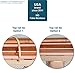 Roving Cove Stair Banister Guard 10ft x 3ft, Railing Safety Net for Baby Proofing, Child Safety Stairway Cover, Balcony Mesh Netting, Almond Brown