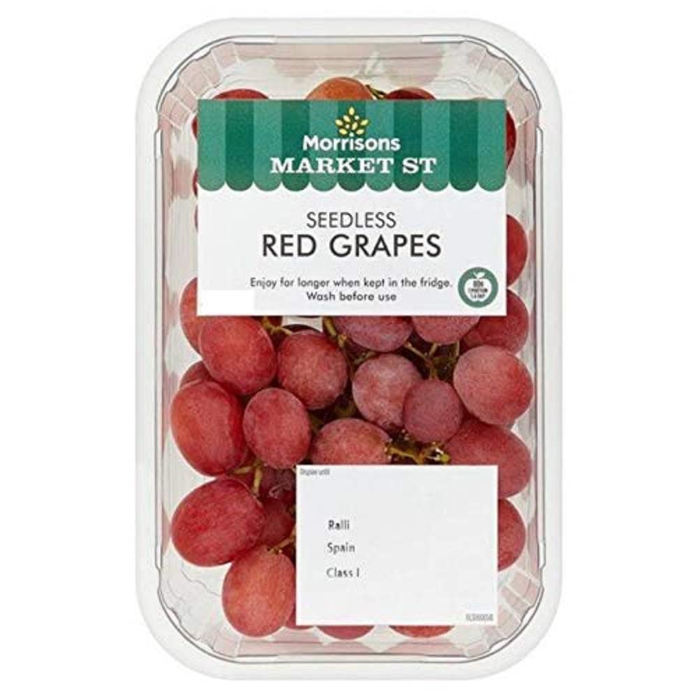 Morrisons Seedless Red Grapes, 500g