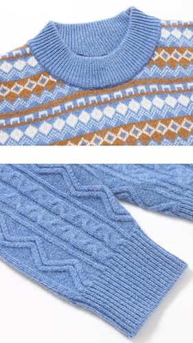 Rivccku Mens Jumpers 100% Pure Cashmere Warm Knitted Crew Neck Jumper Long Sleeve Soft Cozy Knitwear Pullover Sweaters3