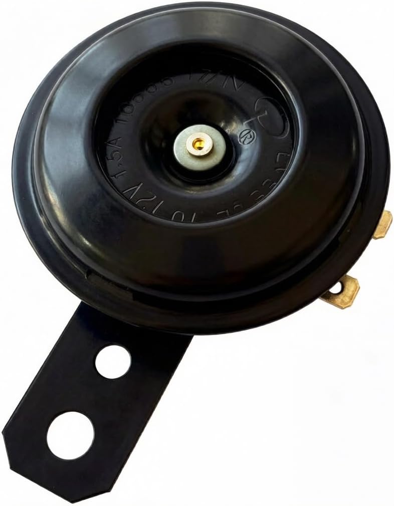 105dB Loud Motorcycle Electric Horn Kit, 12V Waterproof Warning Speaker for Traffic Safety, Universal Replacement for ATV, Dirt Bike, Scooter & Go-Kart