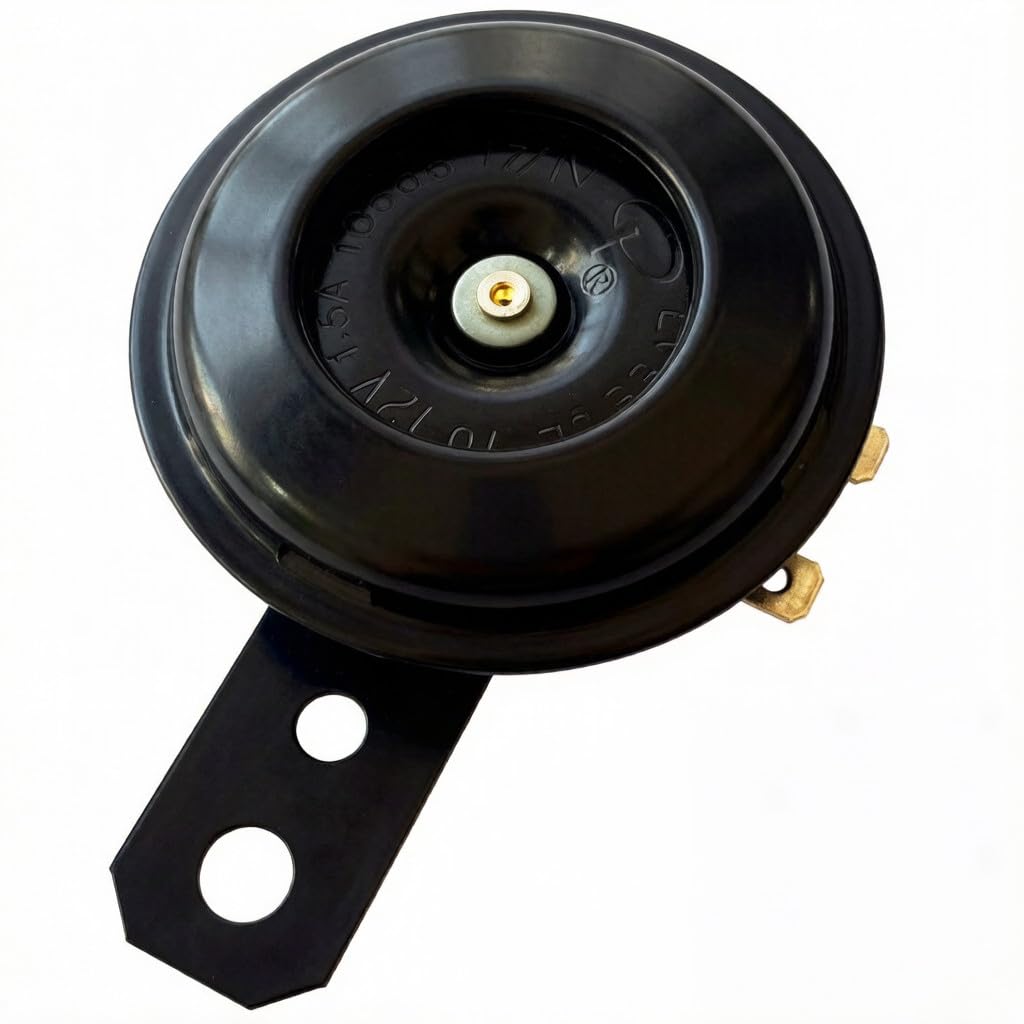 105dB Loud Motorcycle Electric Horn Kit, 12V Waterproof Warning Speaker for Traffic Safety, Universal Replacement for ATV, Dirt Bike, Scooter &amp; Go-Kart