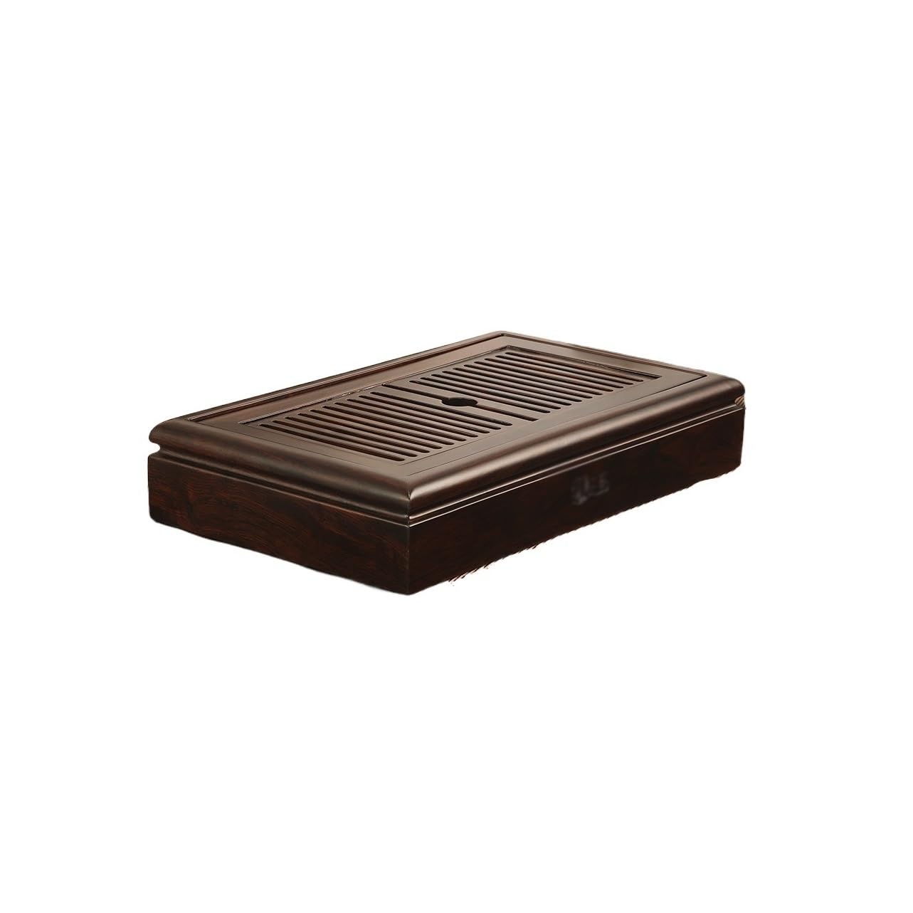 Bandeja para Mesa De Té Bandeja para Mesa De Centro Bandeja De Té Rectangular De Madera Maciza De Ébano Mesa De Té Seca Mesa De Centro para Oficina En Casa Bandeja D