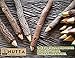 NUTTA - ASSORT COLORED, Branch & Twig Pencil, 12-PCs, Natural Wooden Pencils Wood Tree Rustic Twig Pencils Fun Pencil for Children and Family Wooden Craft DIY Decorate Room Decor Party (5