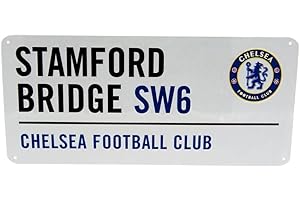 Chelsea FC Stamford Bridge Metal Street Sign: Experience the Spirit of the Blues