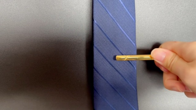 Pince à Cravate En Métal Cuivré Pour Homme - Design Minimaliste - Pour Costume, Mariage, Bureau - Doré