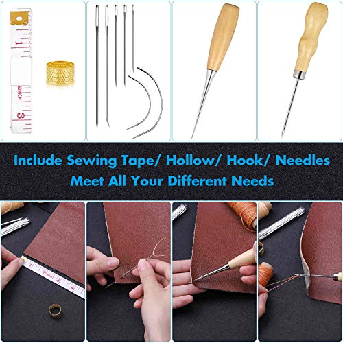 Cridoz 35 Pcs Leather Sewing Kit