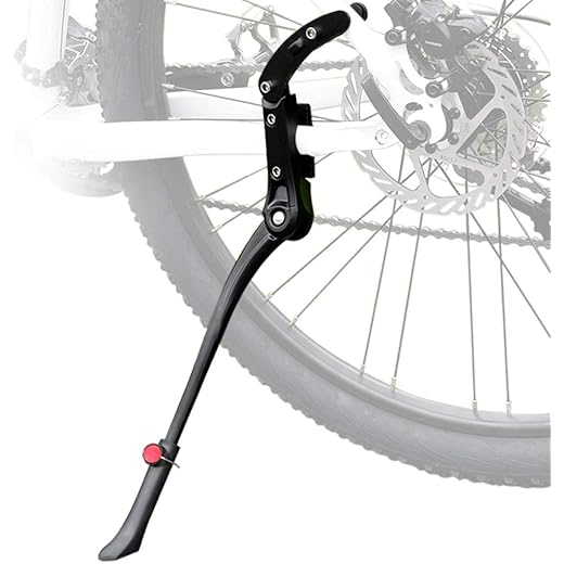 Bike Kickstand, Adjustable Rear Mount Aluminum Alloy Bicycle Kickstand for 26” 28” 700C 24”- 29” inch Adult Bike Mountain bike Road Bike BMX MTB