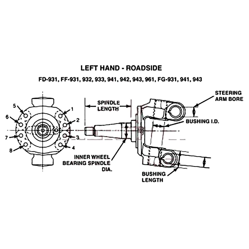Amazon.com: FRONT AXLE - STEERING KNUCKLE ASSEMBLY : Automotive