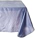 Carnation Home Fashions Vinyl Tablecloth with Polyester Flannel Backing, 52-Inch, by 70-Inch, Slate