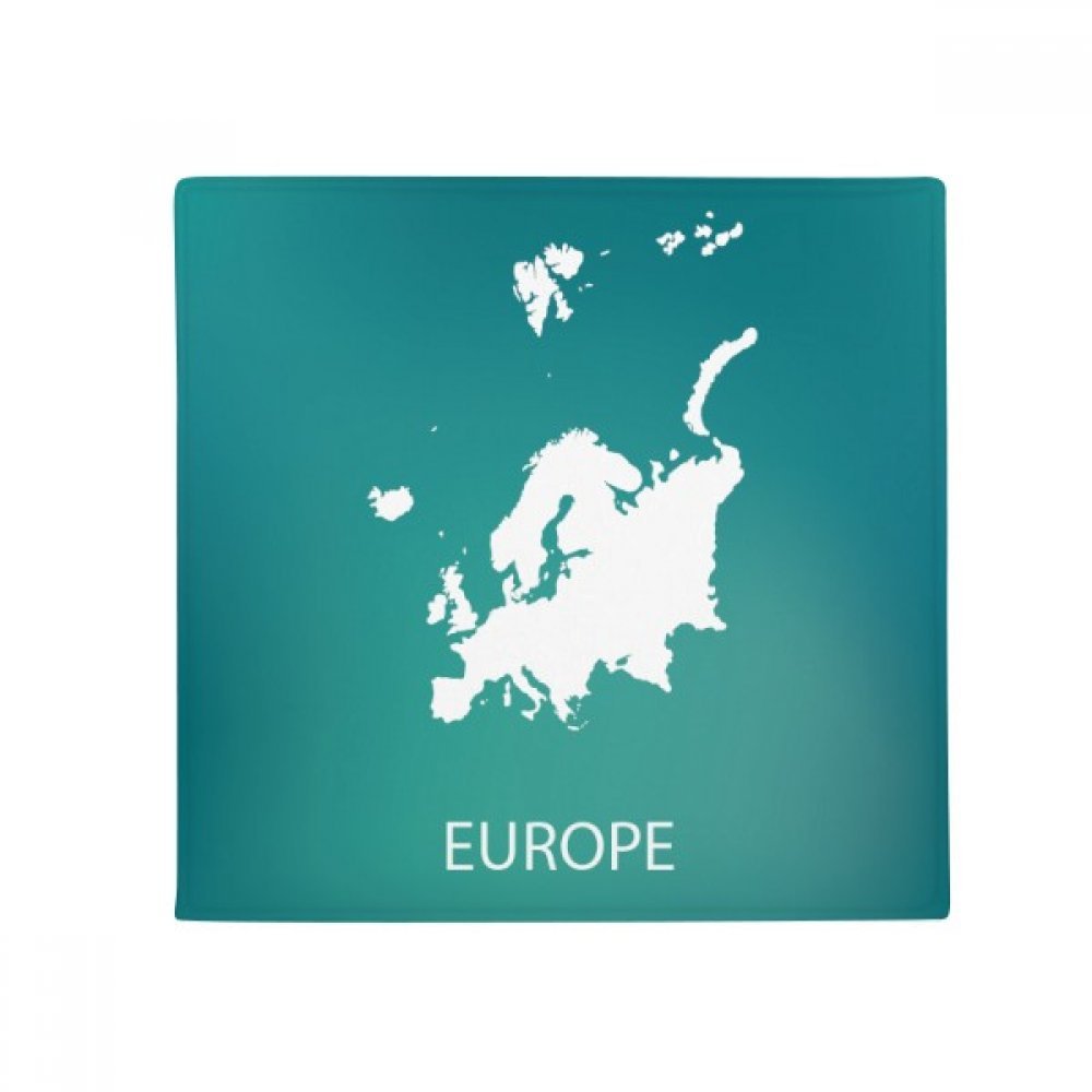 Carte Europe tapis de sol antidérapant 50x50 cm pour salon et cuisine