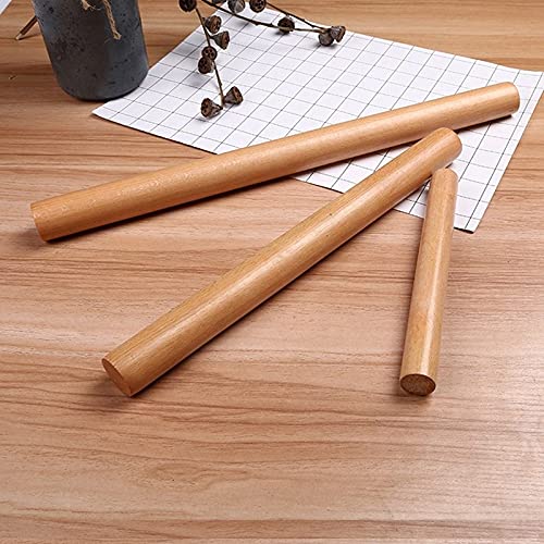 Rodillos de amasar para Hornear, Rodillo de Cocina, 16/25/30/40cm, Rodillo de Madera Antiadherente para Pastel, Fideos, Herramientas de Rodillo de Masa, Rodillo