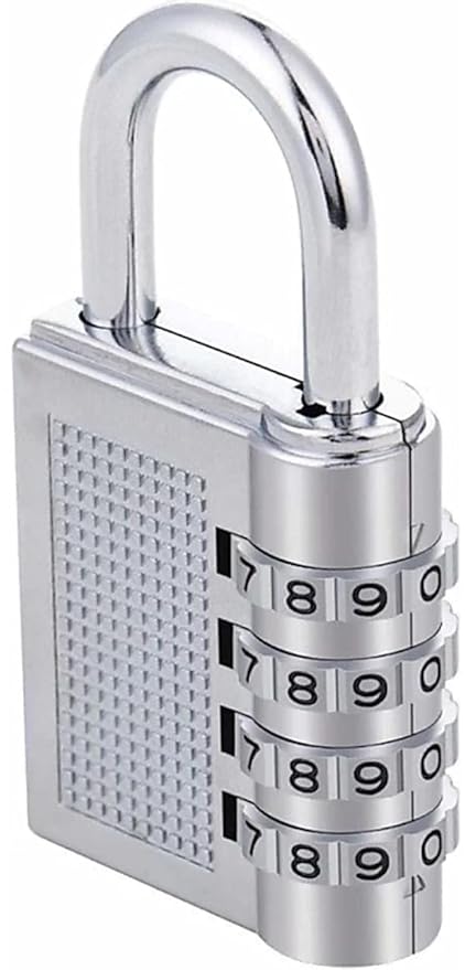 MADHURAM Traders Digtal Lock (PAD Lock) 4 Digit Lock Steel( Pack of 1)