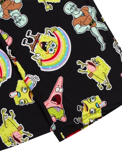 SpongeBob Mens All Over Print Pajama Pant with Adjustable, Elastic Waistband - Soft, Silky Sleepwear 5