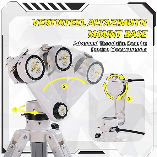 image for Koolpte Telescope 90mm Aperture 900mm - Vertisteel AZ Mount Base, High