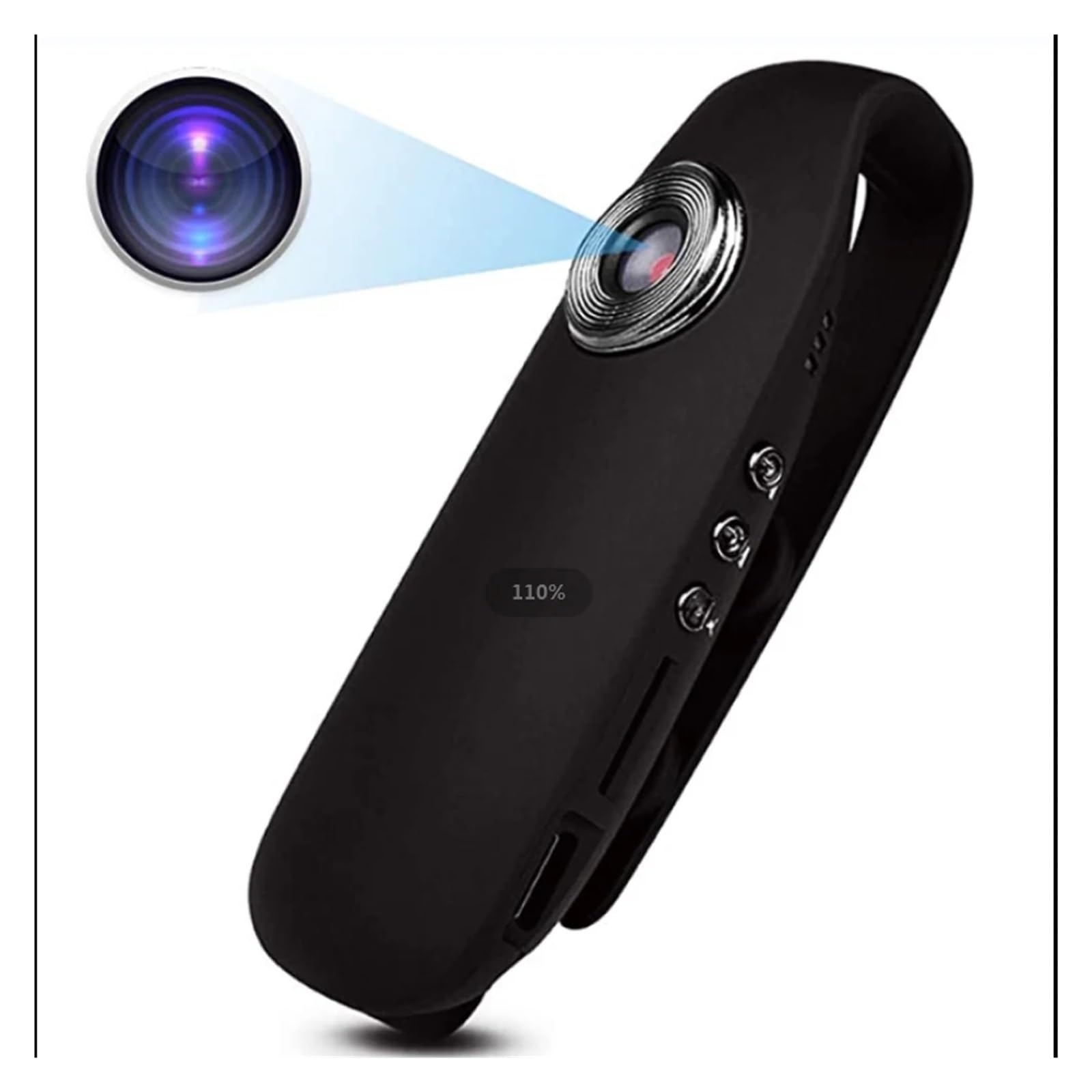 JVDDI Body Camera Mini Camera Video Recording Portable Pocket Body Cams Motion Activate Police Law Enforcement Recorder for Outdoor Recording