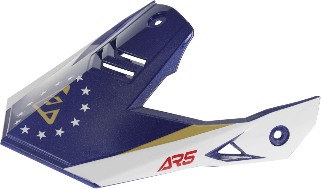 Answer Racing 447101 Helmet Replacement Parts: AR5 Rally Visor, Red/White