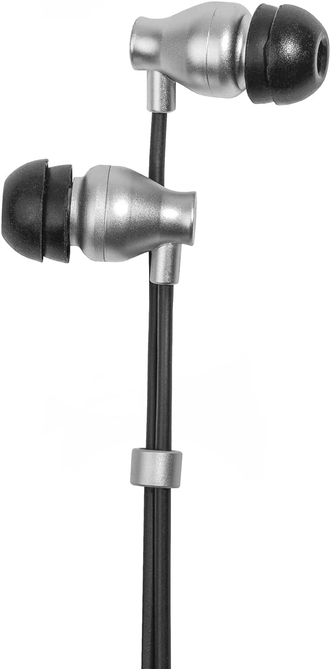 HiFiMAN RE800-Silver Dynamic Driver Topology Diaphragm Ergonomic Fit Wired Hi-Fi In-Ear Earphones/IEM/Earbuds for Audiophiles- Simplified Packaging Version