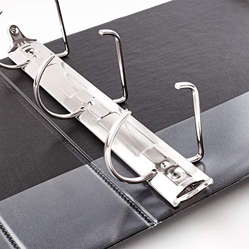 Avery Durable View 3 Ring Binder, 3 Inch Slant Rings, 4 Black Binders (17050) #TOP5