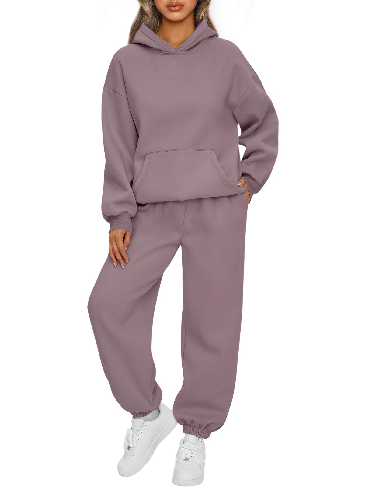 AUTOMET Womens 2 Piece Outfits Lounge Hoodie Sweatsuit Sets Plus Size Fall Fashion Clothes Airport Travel Pants Tracksuits