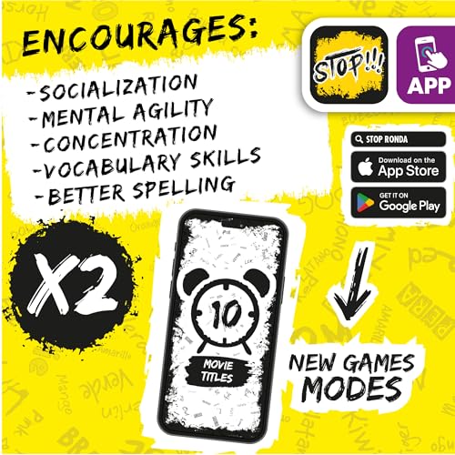 Stop Word Category Juego de Mesa Familiar Ages 8+ miniatura 6