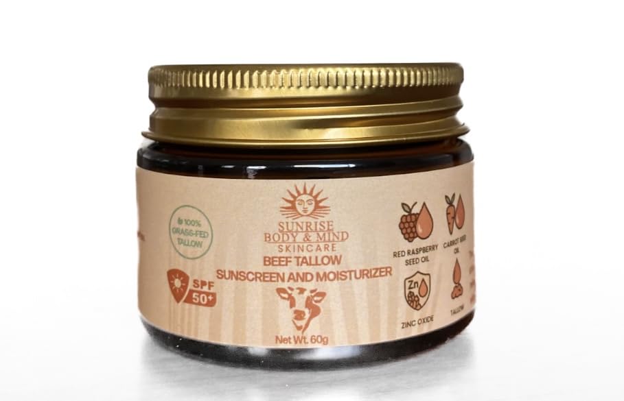 Miniatura 3 de Tallow - Protector solar y humectante 100% de hierba alimentada con hierba para el cuidado de la piel cara+cuerpo