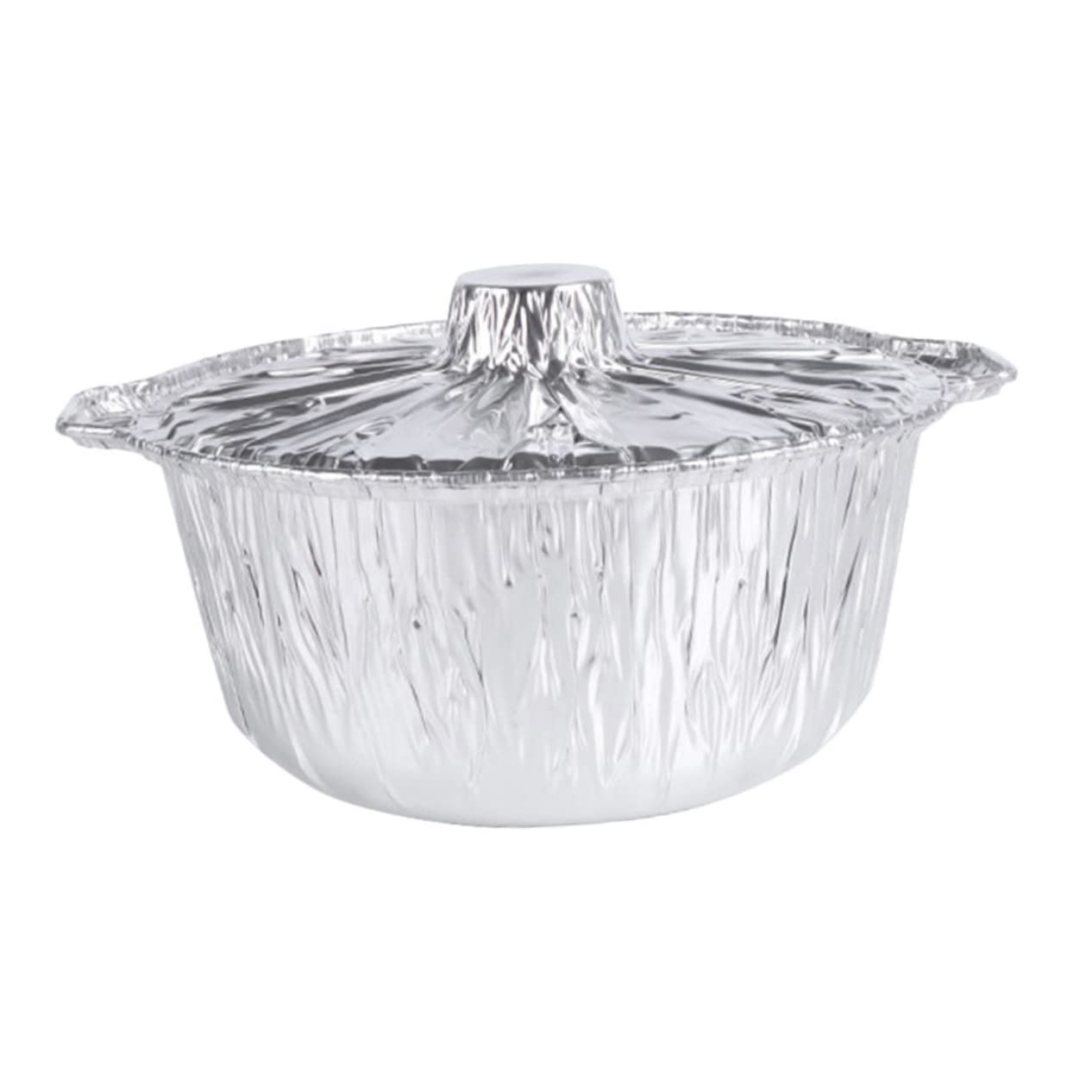 ibasenice Outdoor Multi-Function Camping Pot Portable Barbecue Pan for Picnics and Outdoor Gatherings Convenient Capacity Safe Foil Material