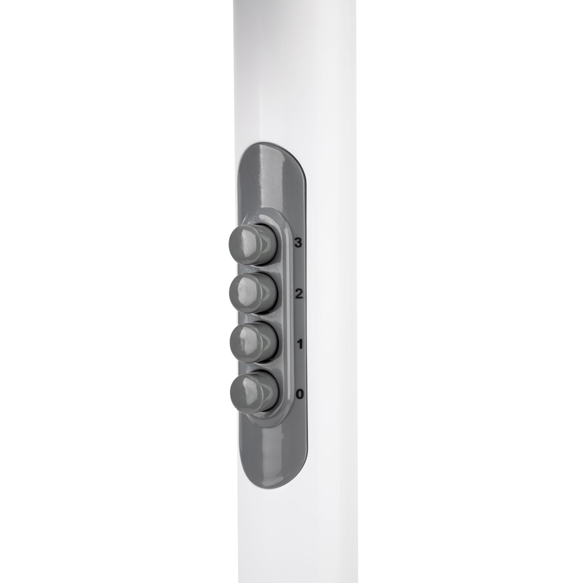 JATA JVVP3061 - Ventilador de Pie 50 W, Ventilador Oscilante Silencioso 40 cm, 3 Velocidades, Altura Regulable 1,25 m, Gran Caudal de Aire 2663 m³/h, para Hogar y Dormitorio