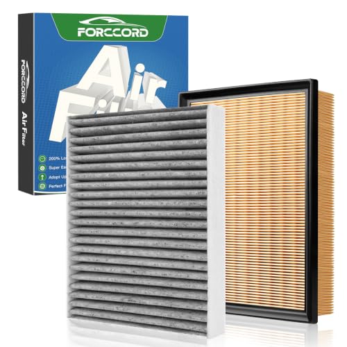 Image of Cabin & Engine Air Filter Kit for Lexus RX450h 2016-22, RX450hL 2018-22 | Replace #CF12157 CA12378, Air Filter Combo Replacement Car Accessories