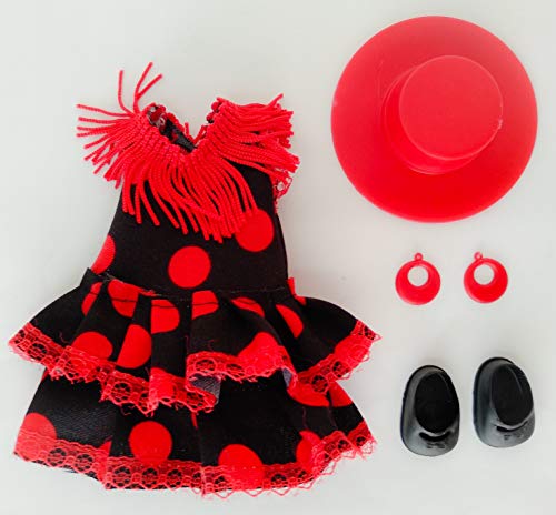 Folk Artesanía Vestido y complementos Regional típico Andaluza o Flamenca con Sombrero...