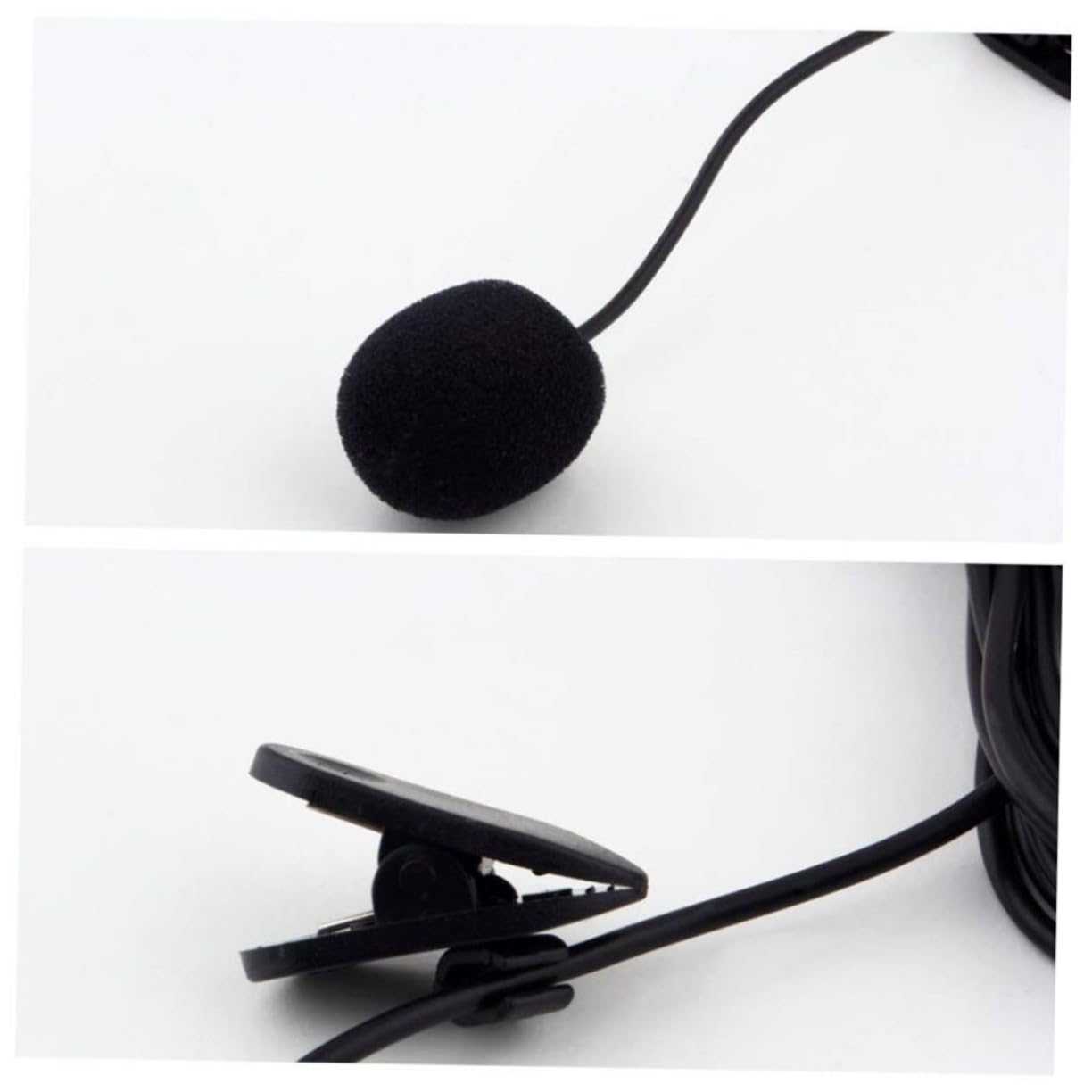 SUPVOX Mini Wired Microphone Lavalier Clip on -15khz Frequency for Lectures and Meetings