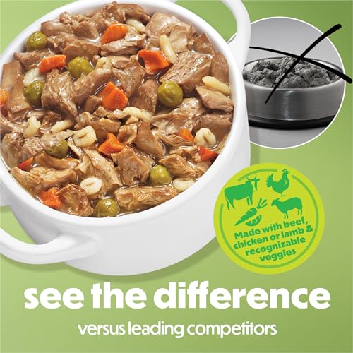 Image of Purina Beneful Protein Gravy Wet Dog Food Variety Pack Freshly Prepared Meals Stew - (Pack of 6) 10 oz. Tubs
