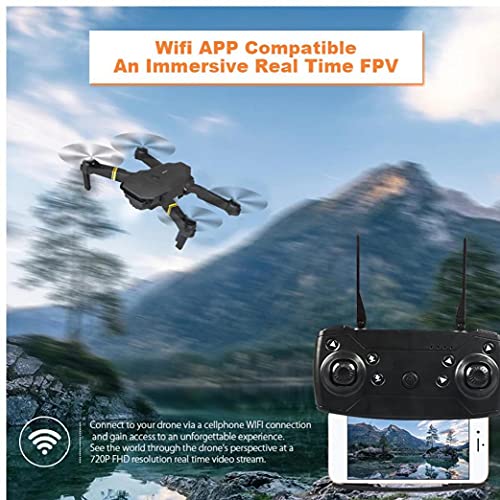 EElabper Drone Quadcopter E58 WiFi FPV Quadcopter Mini Faltbare Drohne 4K-Kamera-Unterstützung Auto Return mit… – Bild 5